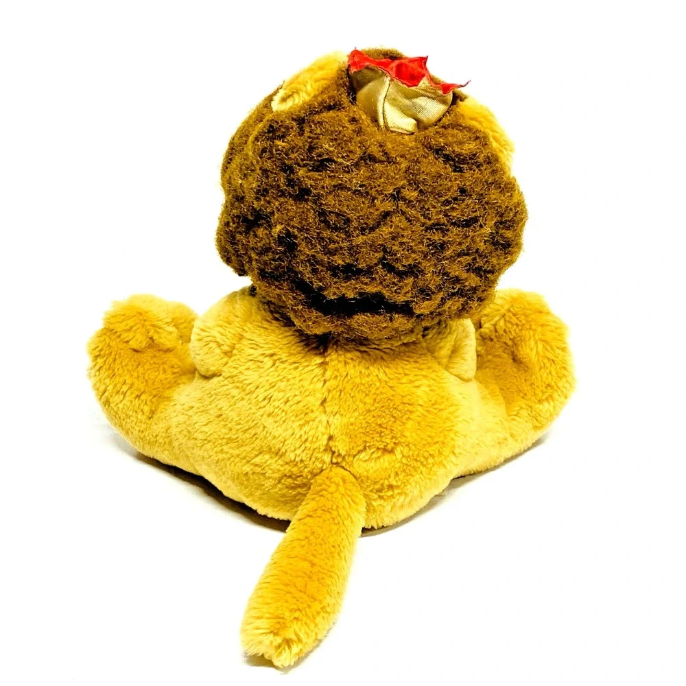 Hallmark Lion Plush Heart & Bow 10